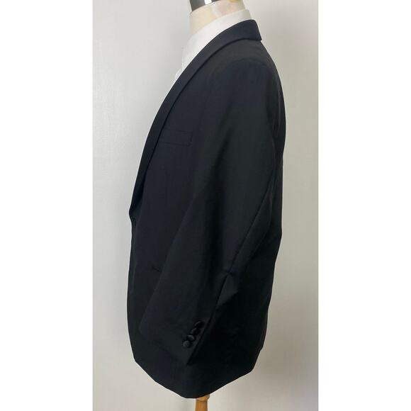 Samuelsohn Gable Performance 1-button wool mohair tuxedo suit jacket blazer 44S - Picture 3 of 6
